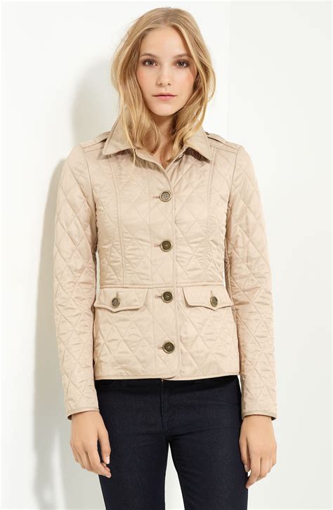 nordstrom burberry brit quilted jacket|Burberry quilted jacket outlet.